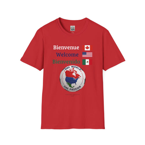 (2) One World One Passion Soccer Tee